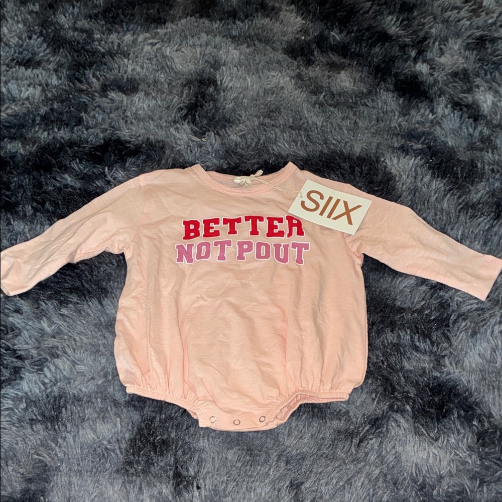 Boutique SIIX Pink Kids One Piece Bodysuit